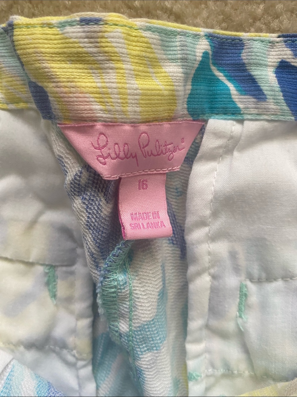 Lilly Pulitzer size 16 buttercup shorts - Picture 3 of 7
